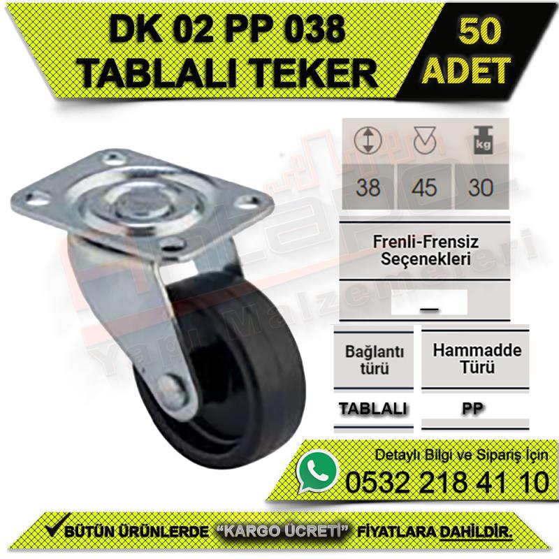 DK 02 PP 038 TABLALI TEKER (50 ADET)